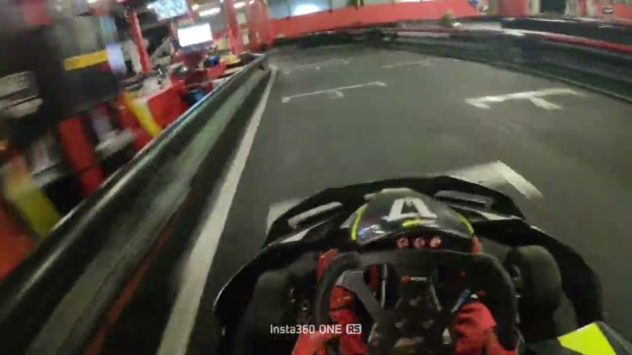 Karting Arena Zagreb - Training race simulation with 270cc karts - Monza In/out Onboard - Lap 46.2s