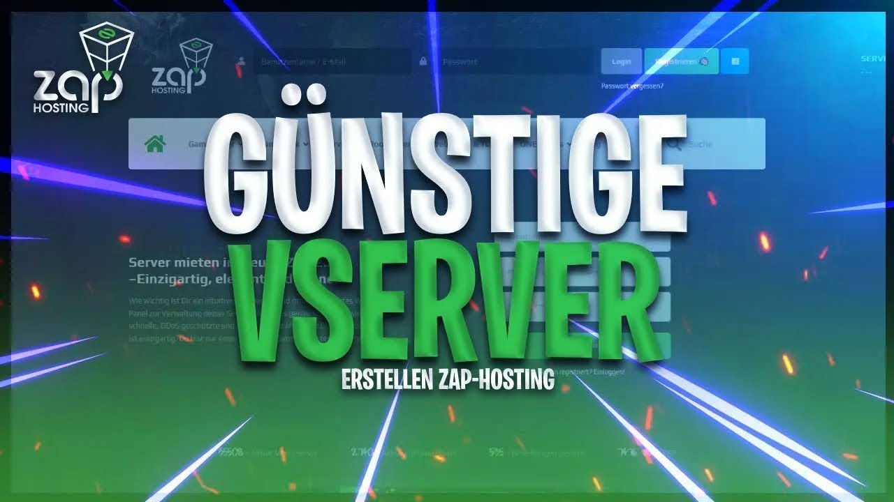 G&Uuml;NSTIGE VServer Mieten | Zap-Hosting 🔋 Gammel