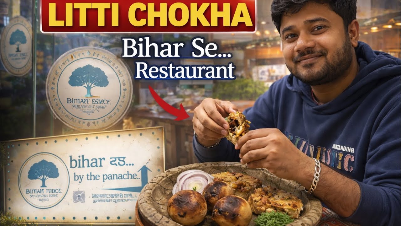 Real Litti Chokha at Bihar Sadan😍😋 | बिहार सदन का लिट्टी-चोखा 😋 