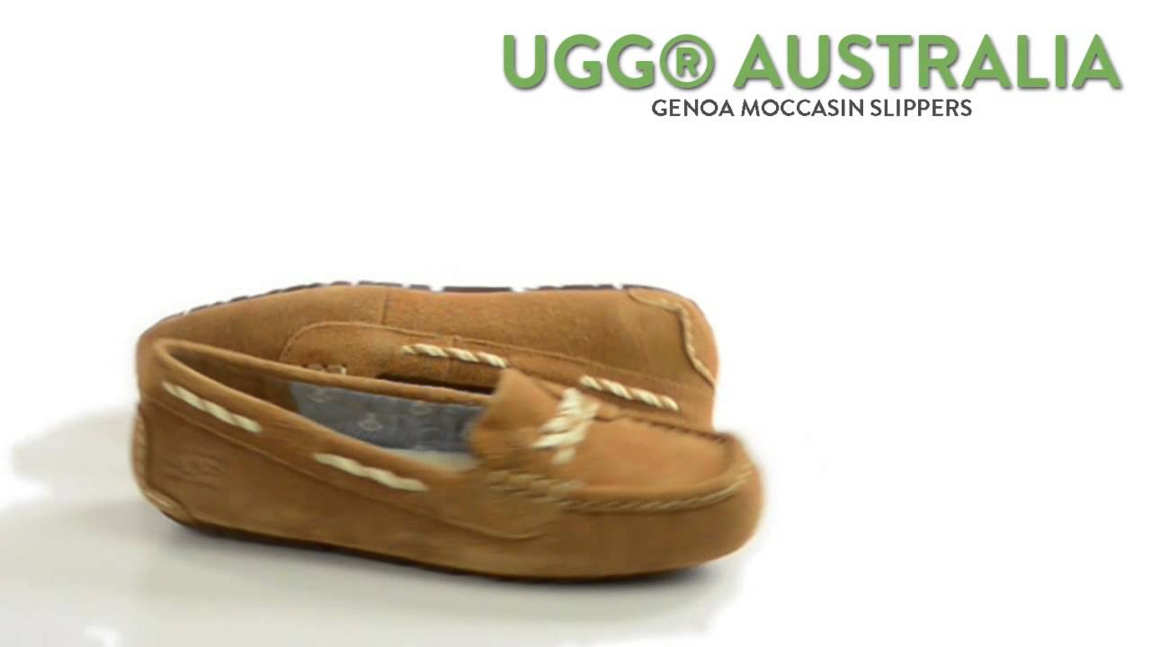 UGG&reg; Australia Genoa Moccasin Slippers - Suede (For Women)
