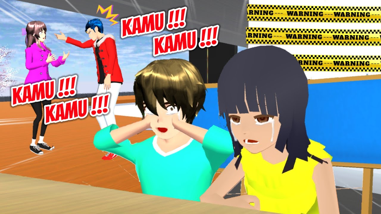 SEDIH LIAT MAMA PAPA BERANTEM || VLOG KING HAPPY FAMILY || SAKURA SCHOOL SIMULATOR