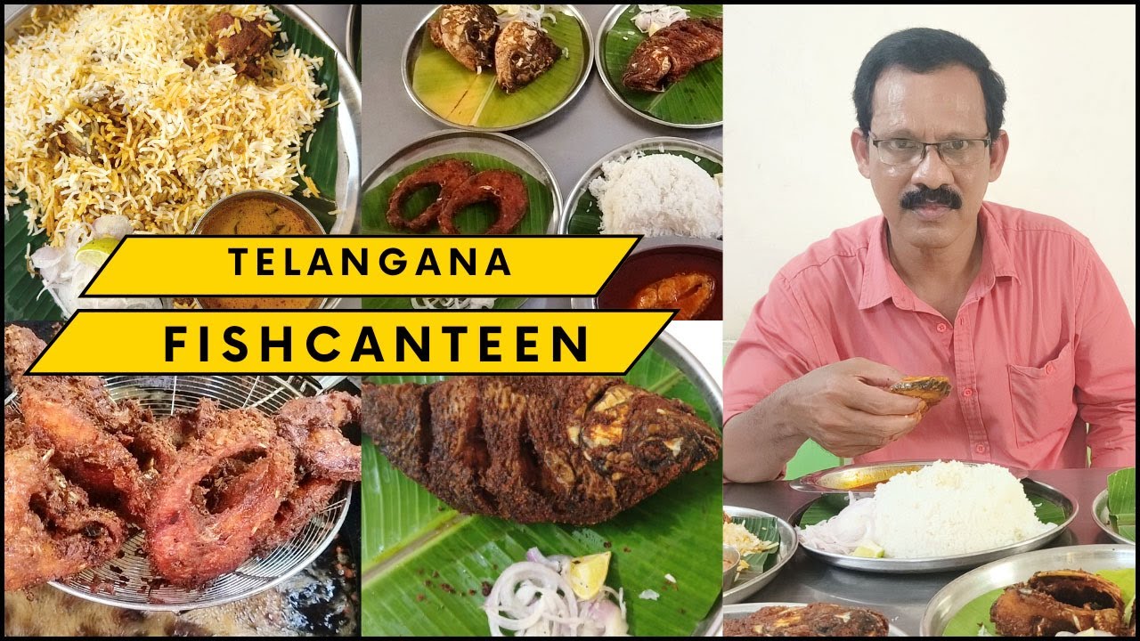 Telangana Fish Canteen| Fish Canteen Making Fish Biryani Reasonable Price | Masab Tank | #eforyou