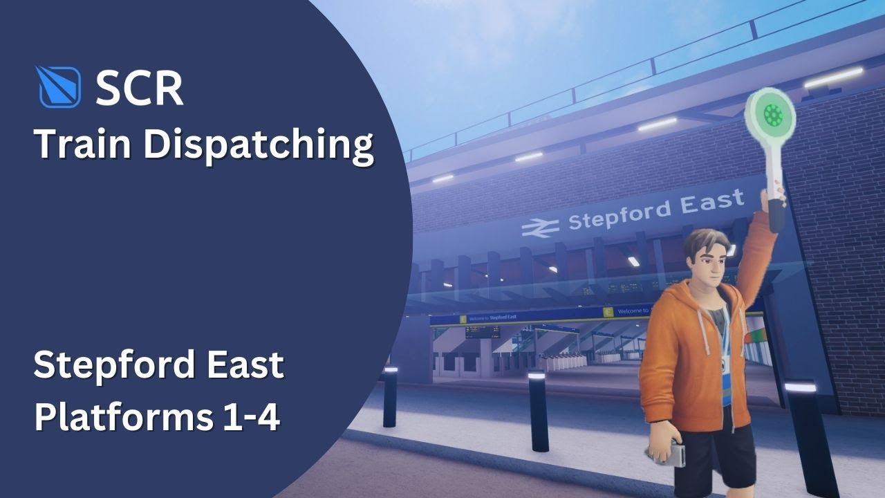 Dispatching Connect Trains at Stepford East | Roblox Stepford County Railway