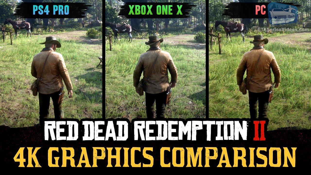 Red Dead Redemption 2 4K Comparison - PC / PS4 Pro / Xbox One X