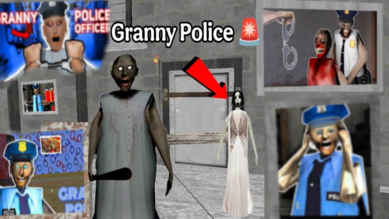 Escape Police Granny Prison 😱 Horror Story Gameplay | Full Jail Escape