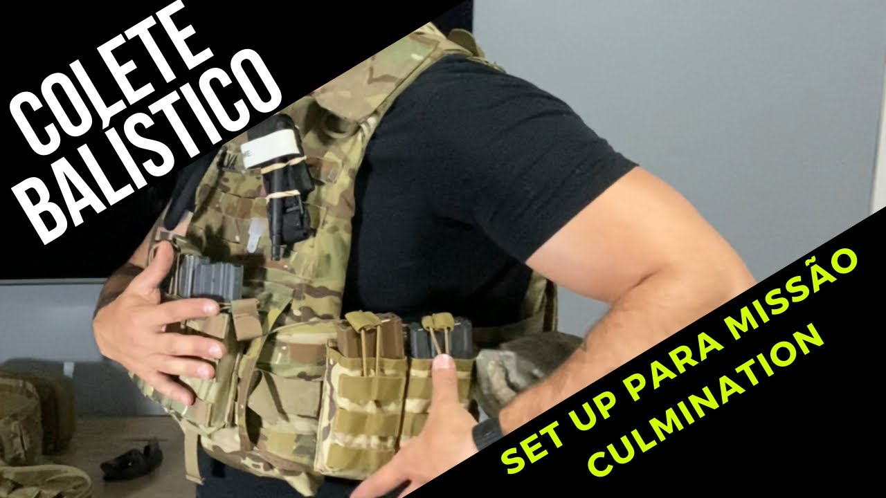 COMO UM SOLDADO AMERICANO USA SEU COLETE BALISTICO