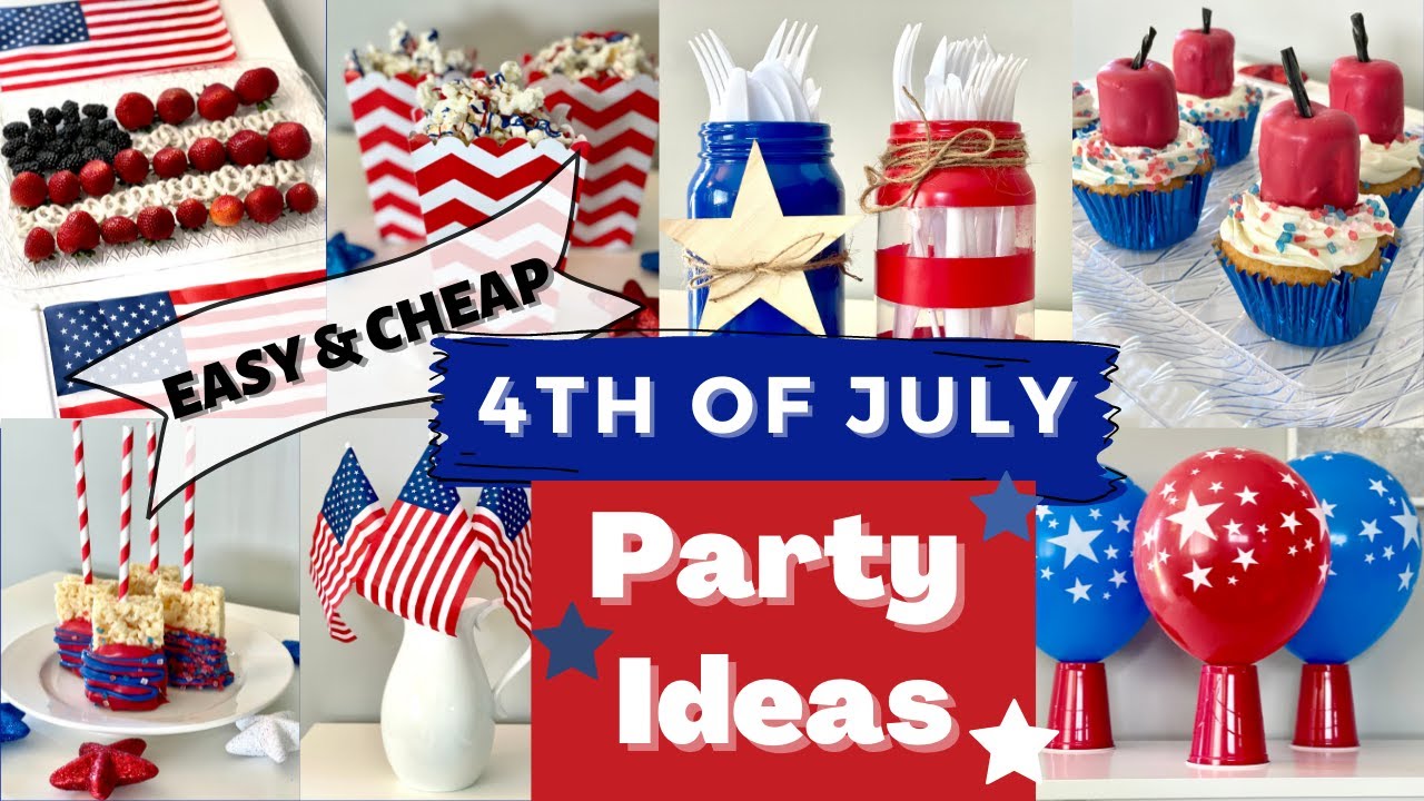 EASY FOURTH OF JULY PARTY DOLLAR TREE DIY | TIPS TRICKS AND HACK for your Fourth of July BBQ