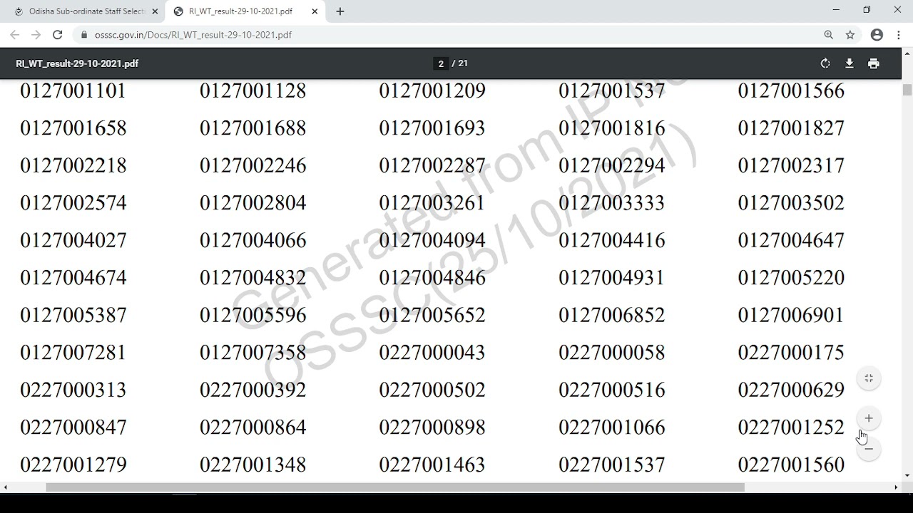 RI Results 2021 | OSSSC RI Result 2021 published | how to check odisha ri result 2021