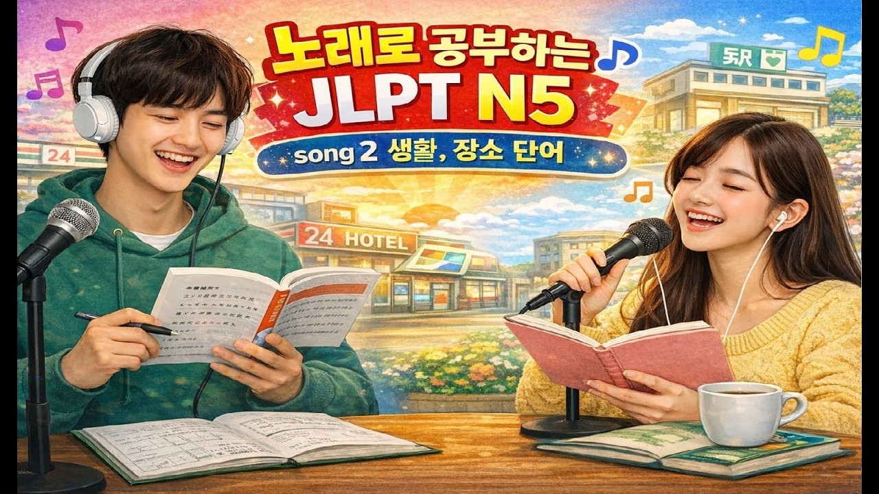 노래로 배우는 일본어 N5 필수단어 700_2