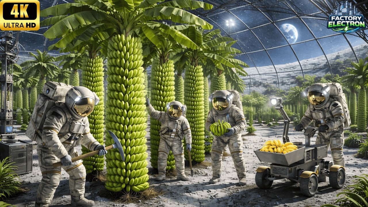 Shock They Built a Banana Factory on the Moon – No One Believed It Was Possible