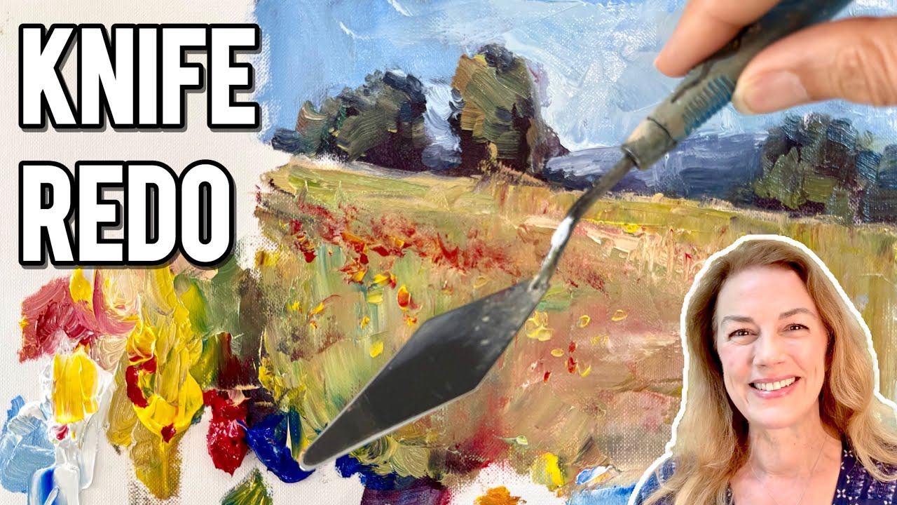 How to Fix Any Oil Painting with a Palette Knife