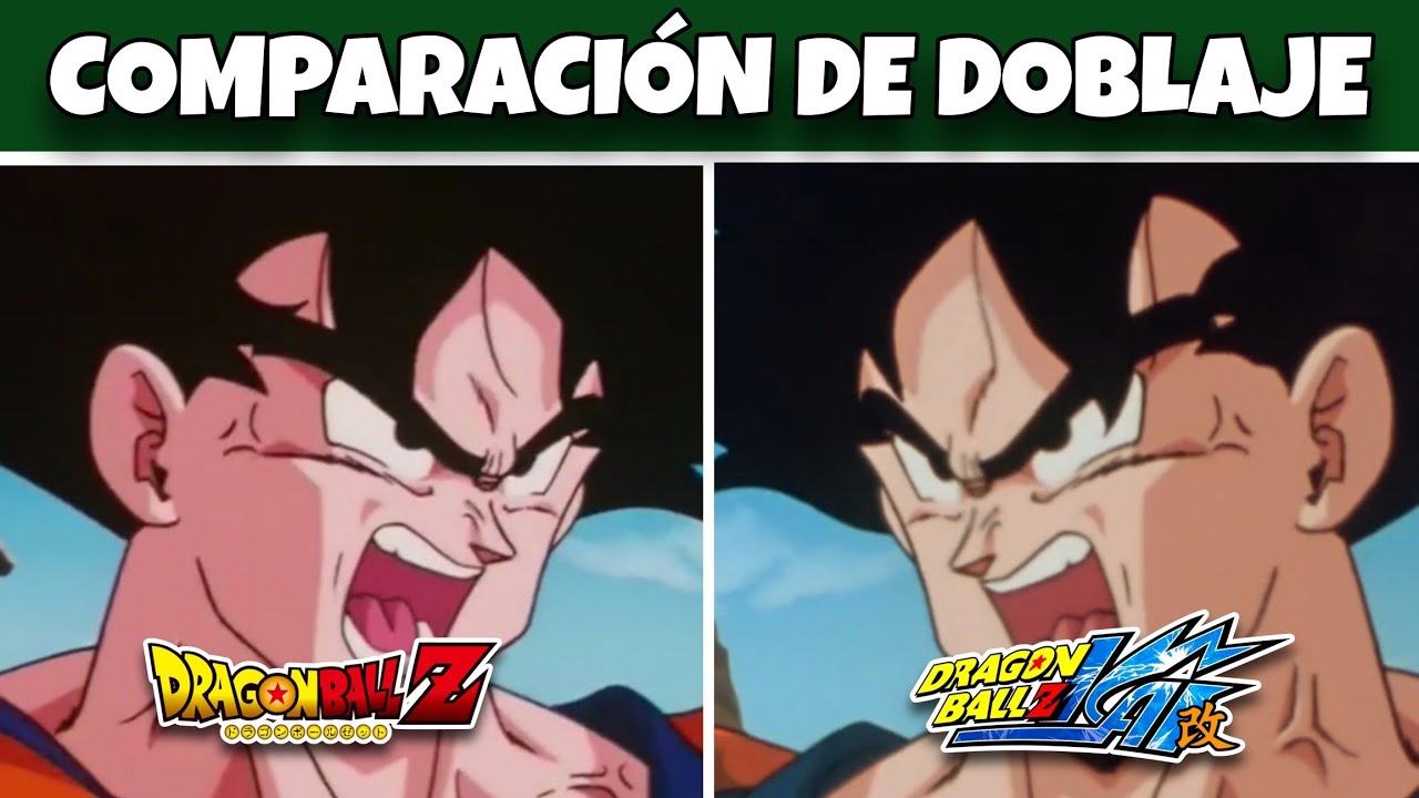 EL SSJ Y LOS ANDROIDES - Comparación de doblaje DBZ y DBZ Kai Castellano