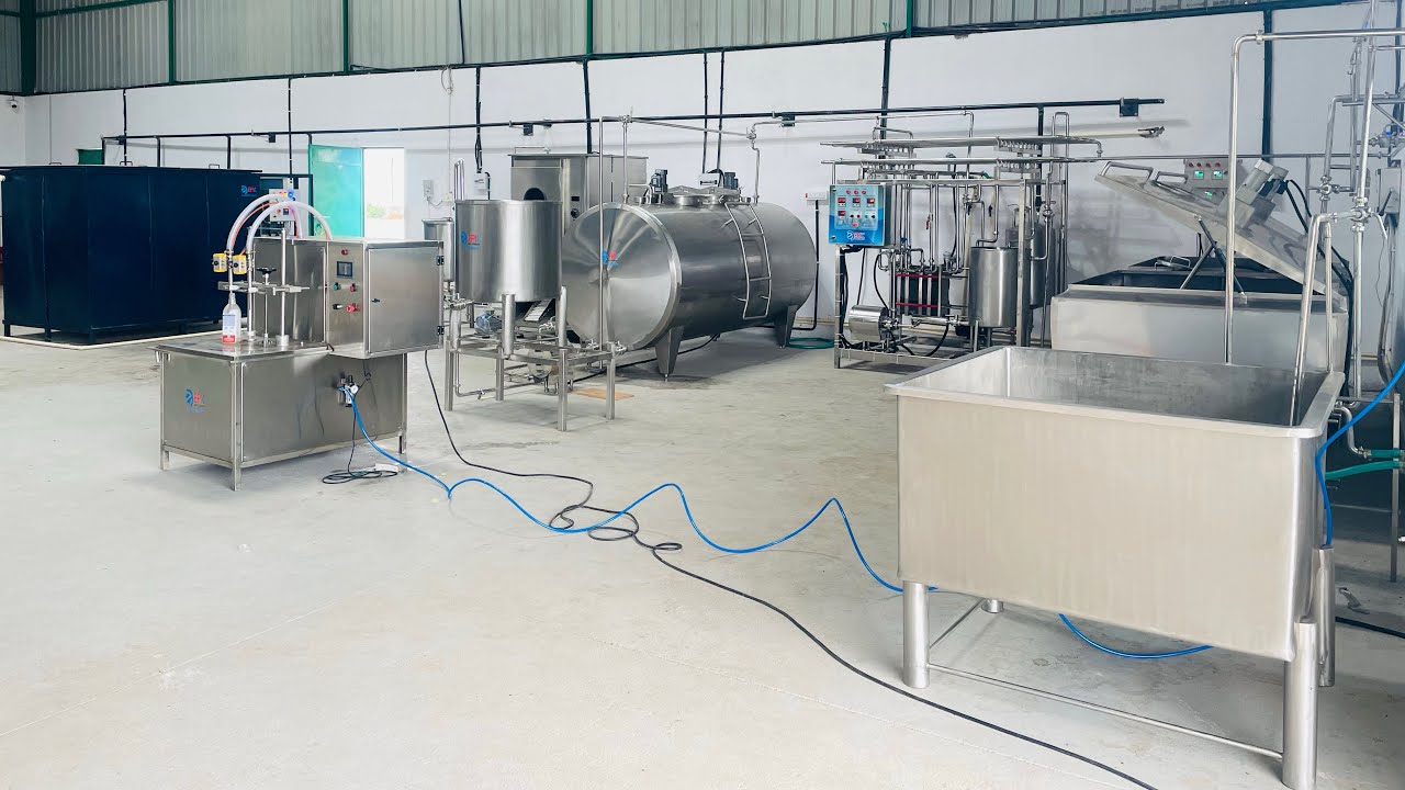 Mini dairy plant 5000 LPD Ice cream machine paneer plant curd plant cheese plant ghee making machine