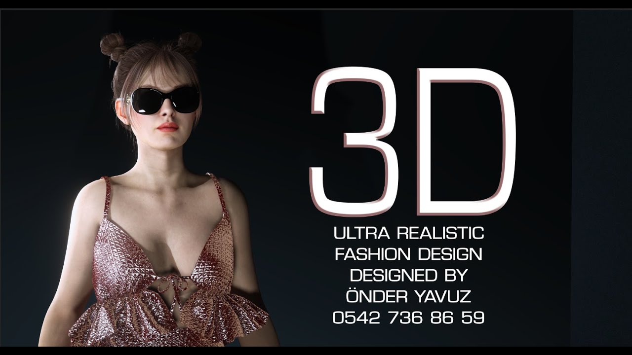 3D MODA TASARIM  ÇALIŞMA