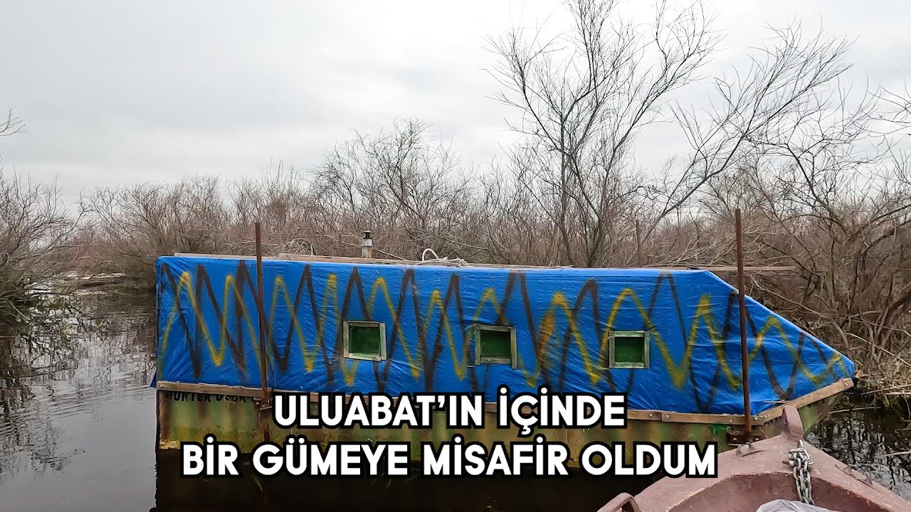 ULUABAT GÖLÜNDE BİR GÜMEYE MİSAFİR OLDUM