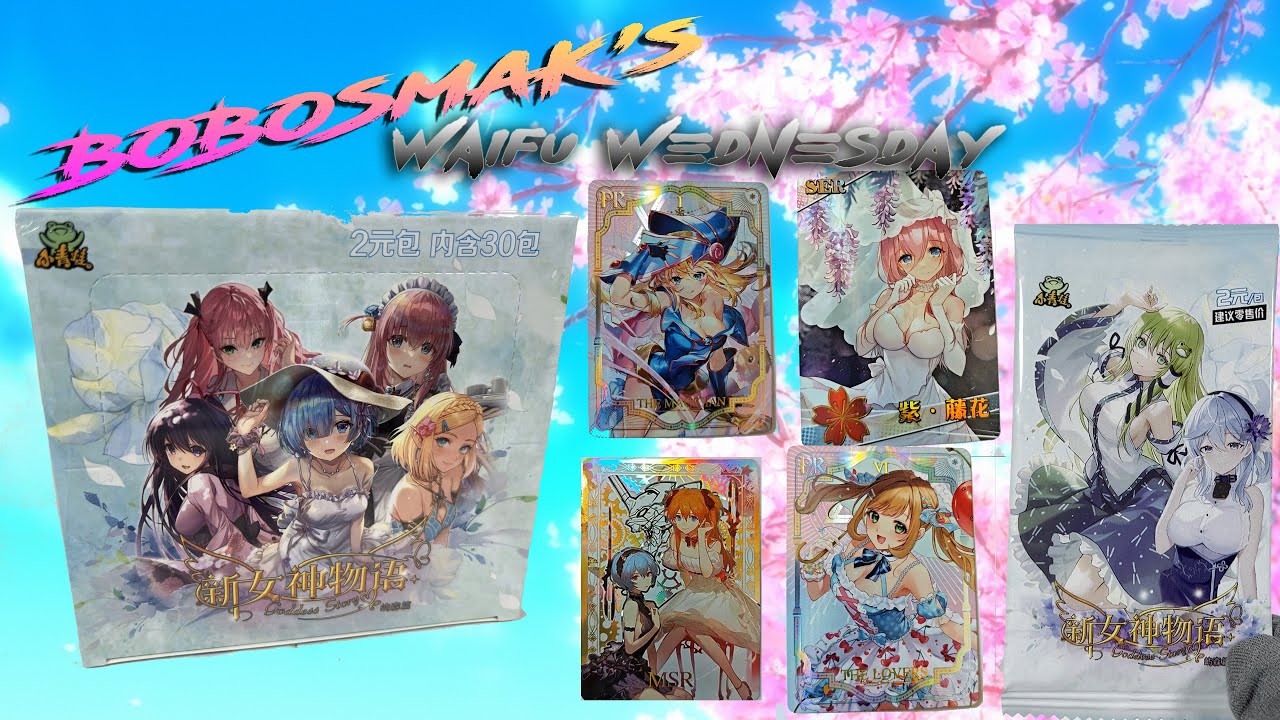 ДАЛЕЕ! Распаковка коллекционных карточек Goddess Story 2M13