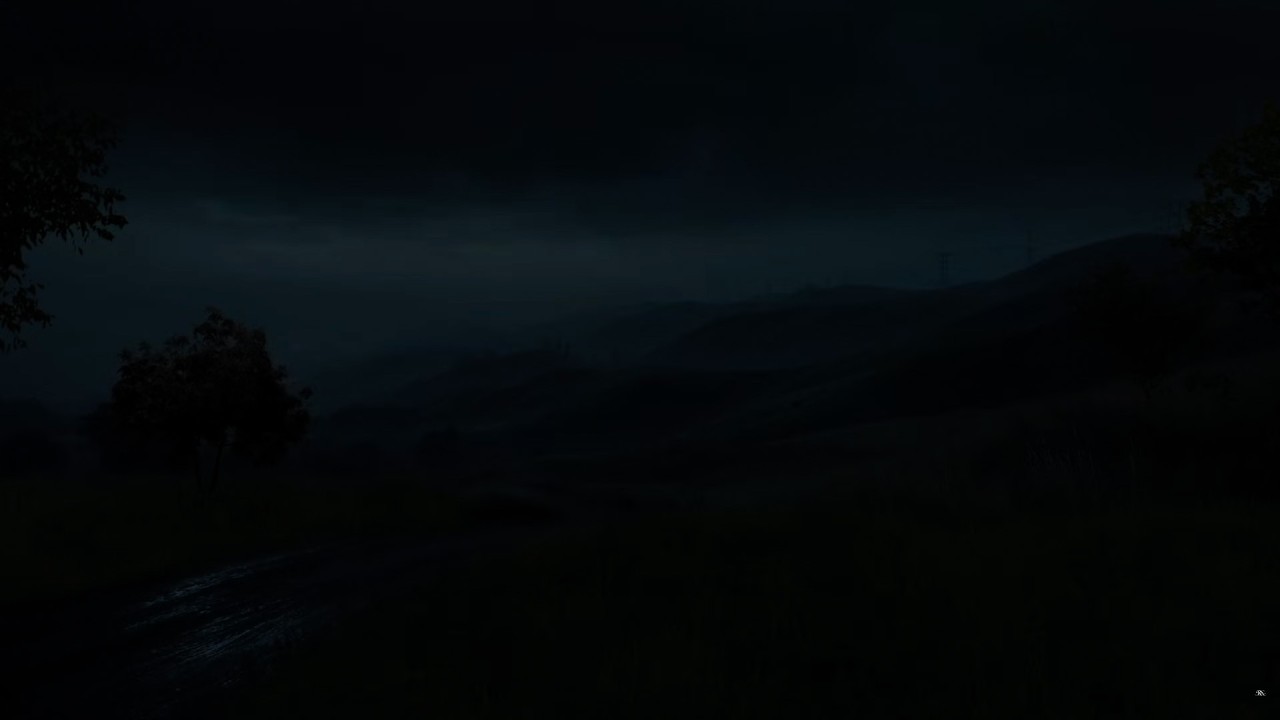 Storm on the Hillside 🌩️ Alone in the Silence | Wind and Thunder Ambience | 3 Hours