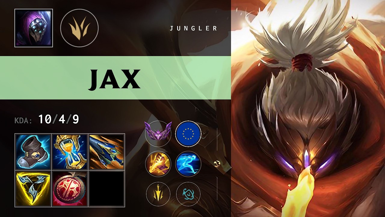 Jax Jungle vs Ekko - EUW Master Patch 26.12