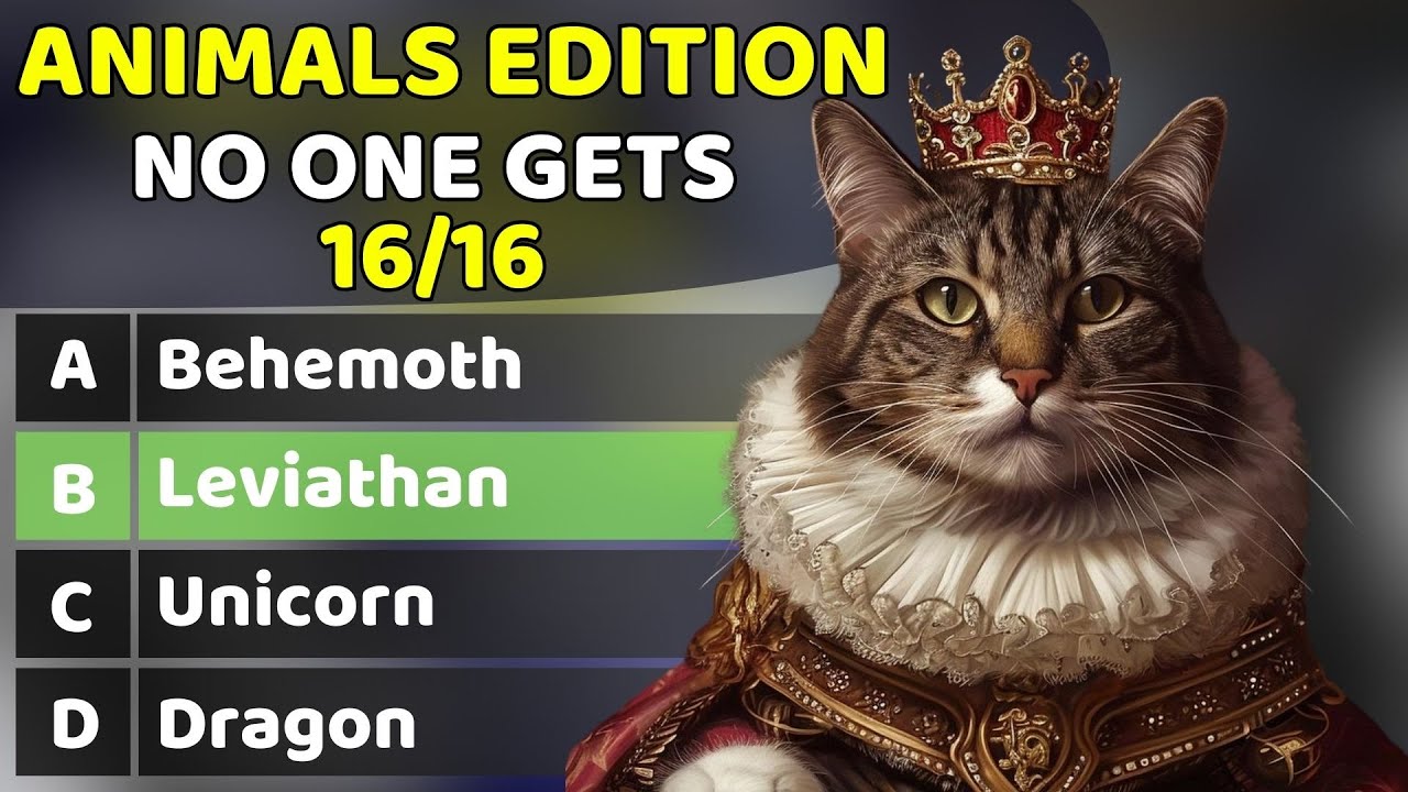 BIBLE QUIZ - ANIMALS EDITION - 16 Bible Questions to test your Bible knowledge