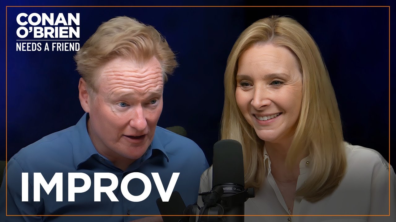 Lisa Kudrow & Conan Bonded In Improv Class | Conan O'Brien Needs A Friend
