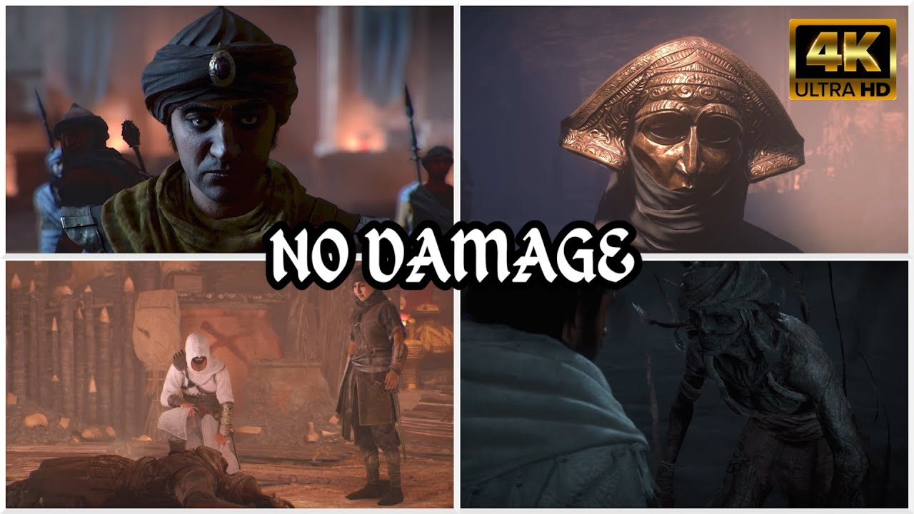 Assassin's Creed Mirage | All Bosses & DLC Boss (NO DAMAGE/HARD MODE) [4K]