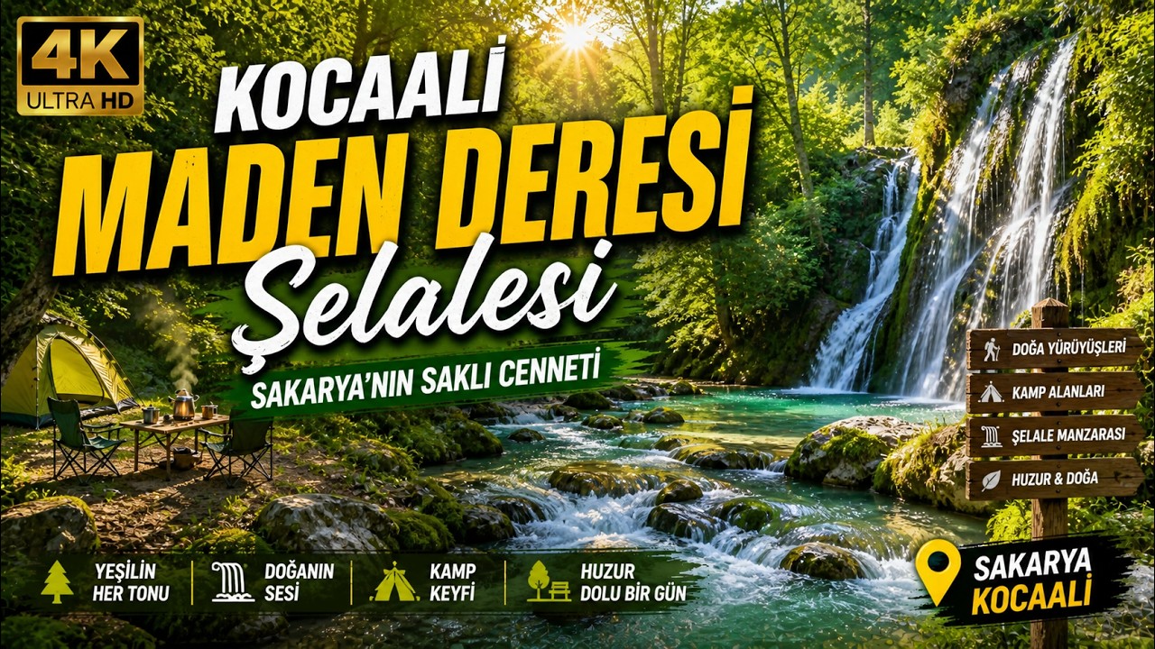 Sakarya'nın İncisi Kocaali Maden Deresi 4k Uhd