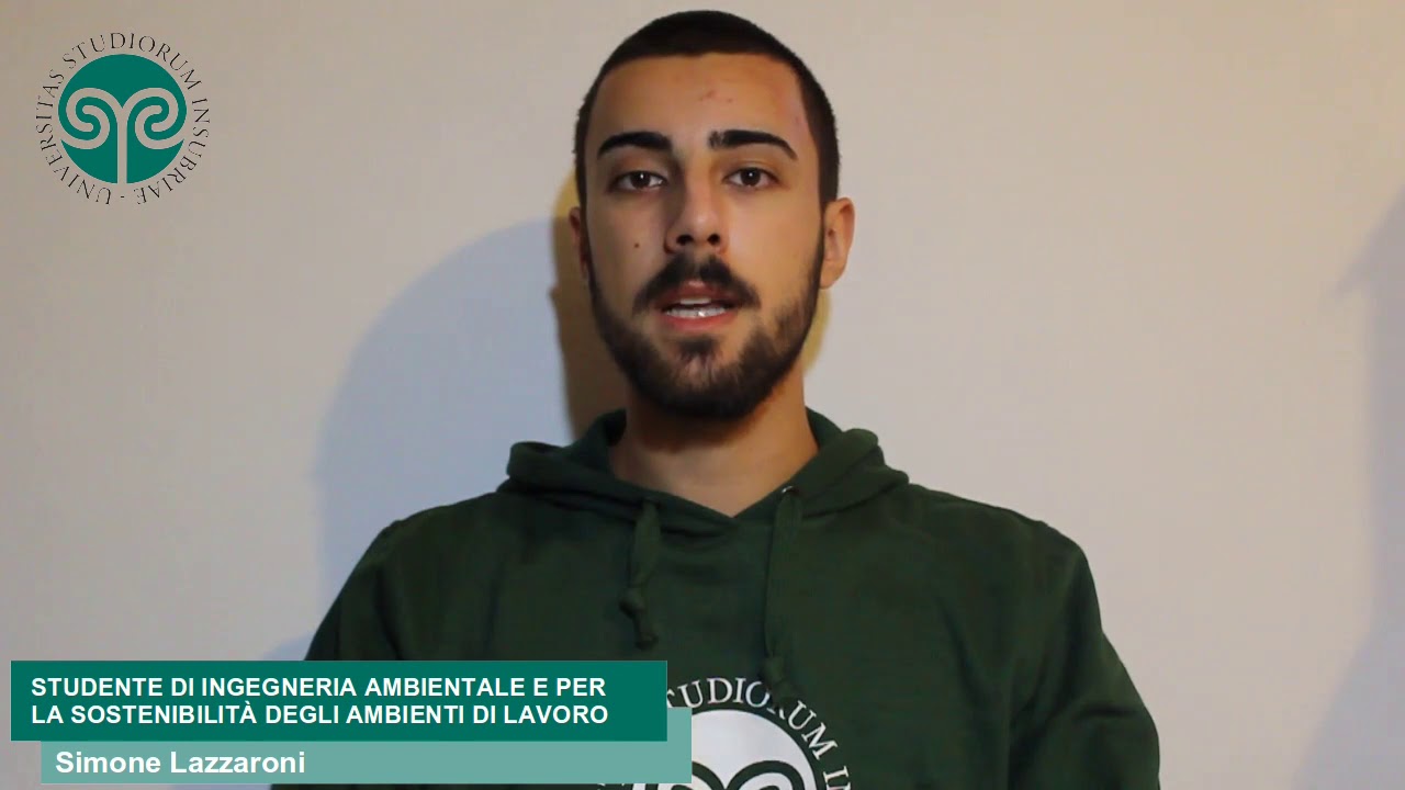 Ingegneria ambientale e per la sostenibilit&agrave; degli ambienti di lavoro: Simone Lazzaroni