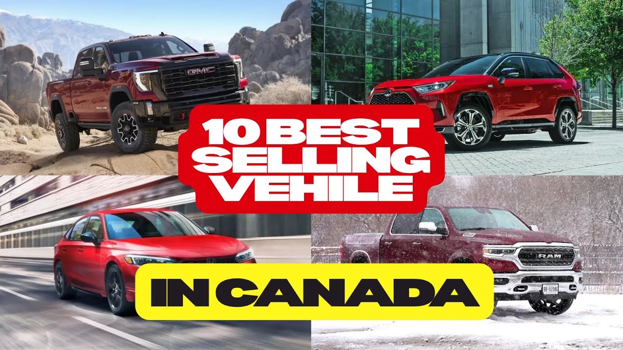 Top 10 Best-Selling Cars in Canada 2025
