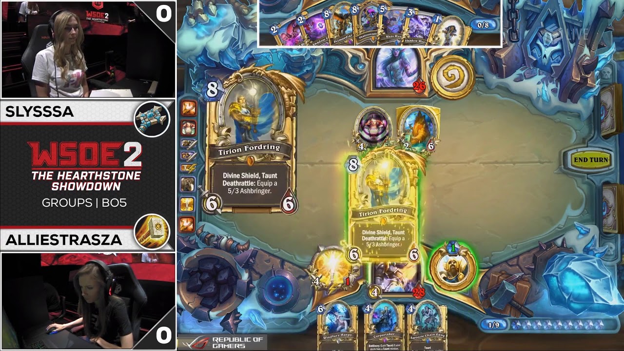 WSOE 2 Quarterfinal: Slysssa vs Alliestrasza - The Hearthstone Showdown | Day 2 Playoffs