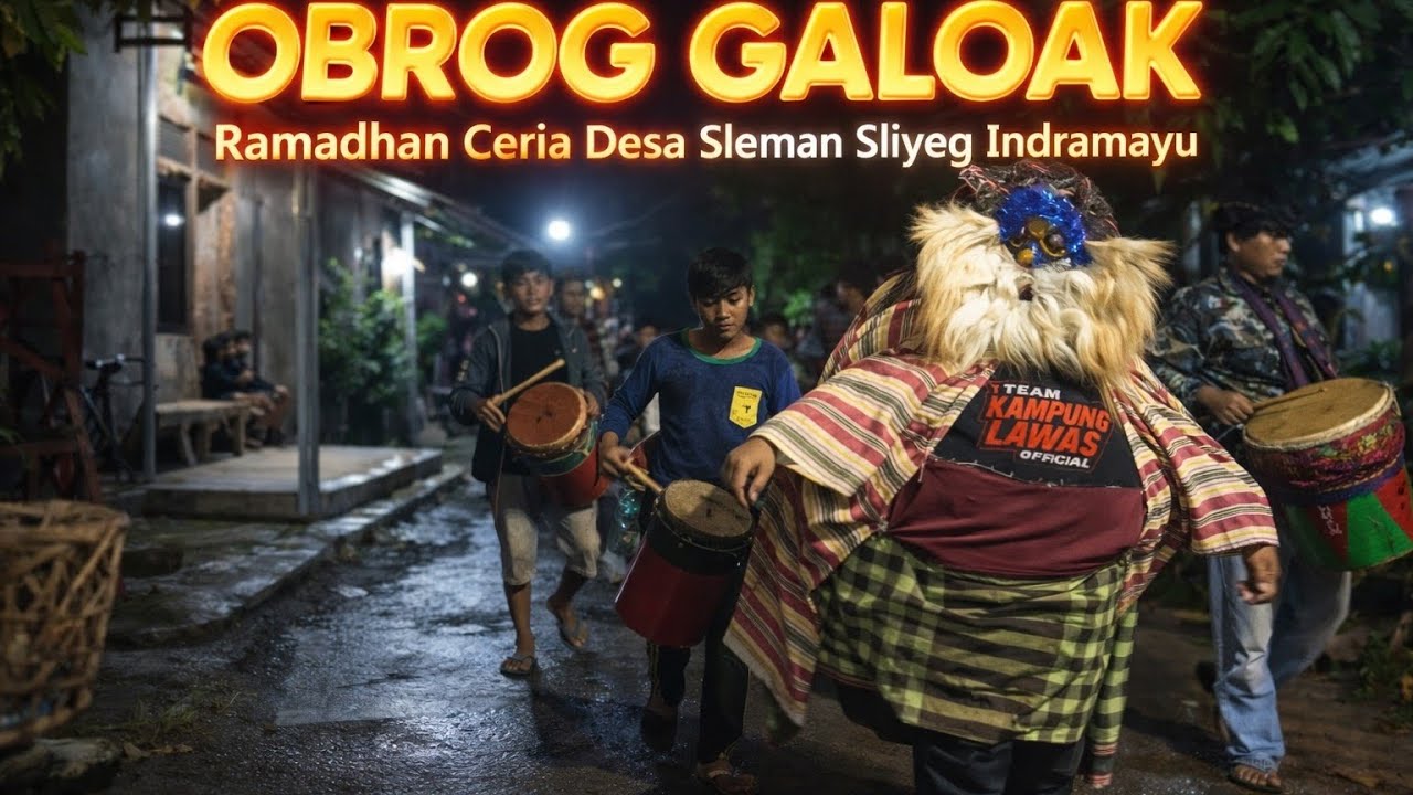 OBROG GALOAK RAMADHAN 2026 🔥 Tradisi Unik Warga Desa Sleman Sliyeg Indramayu Bikin Merinding!