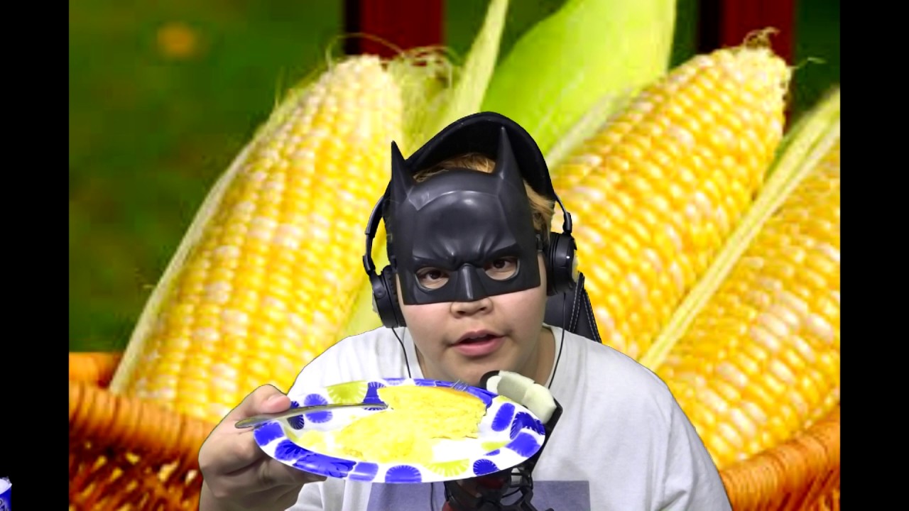Corn Bread Eating ASMR Sound With Bat 30 1/2