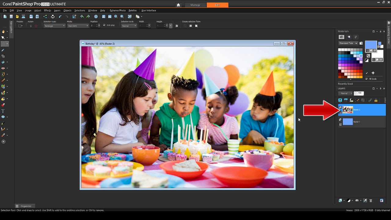 Creating Masks from Text and Shapes in PaintShop Pro