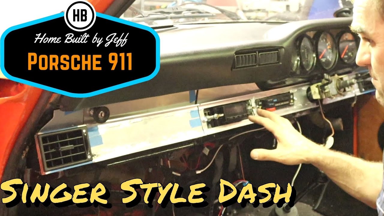Singer Porsche 911 inspired dash build
