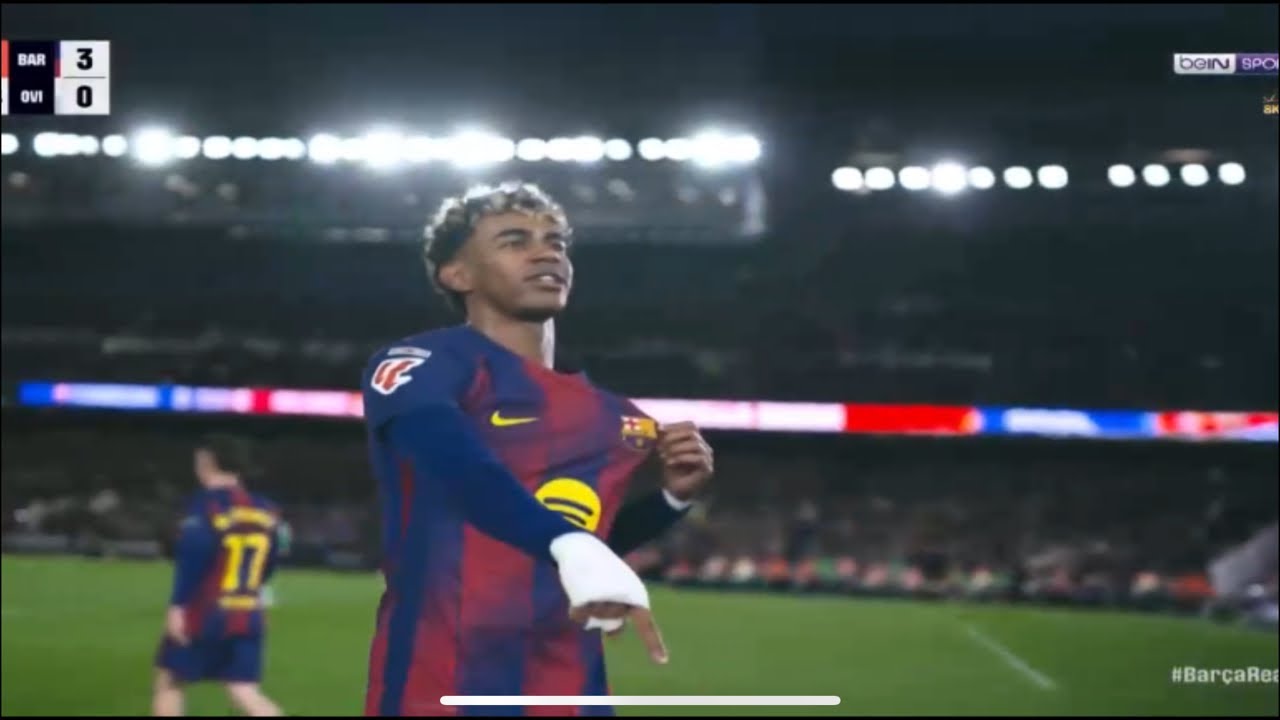 FC BARCELONA 3-0 OVIEDO *LAMINE YAMAL…