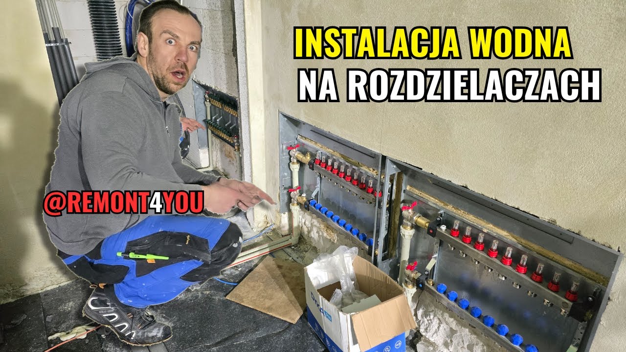 Robimy instalację wodną na rozdzielaczach z @remont4you