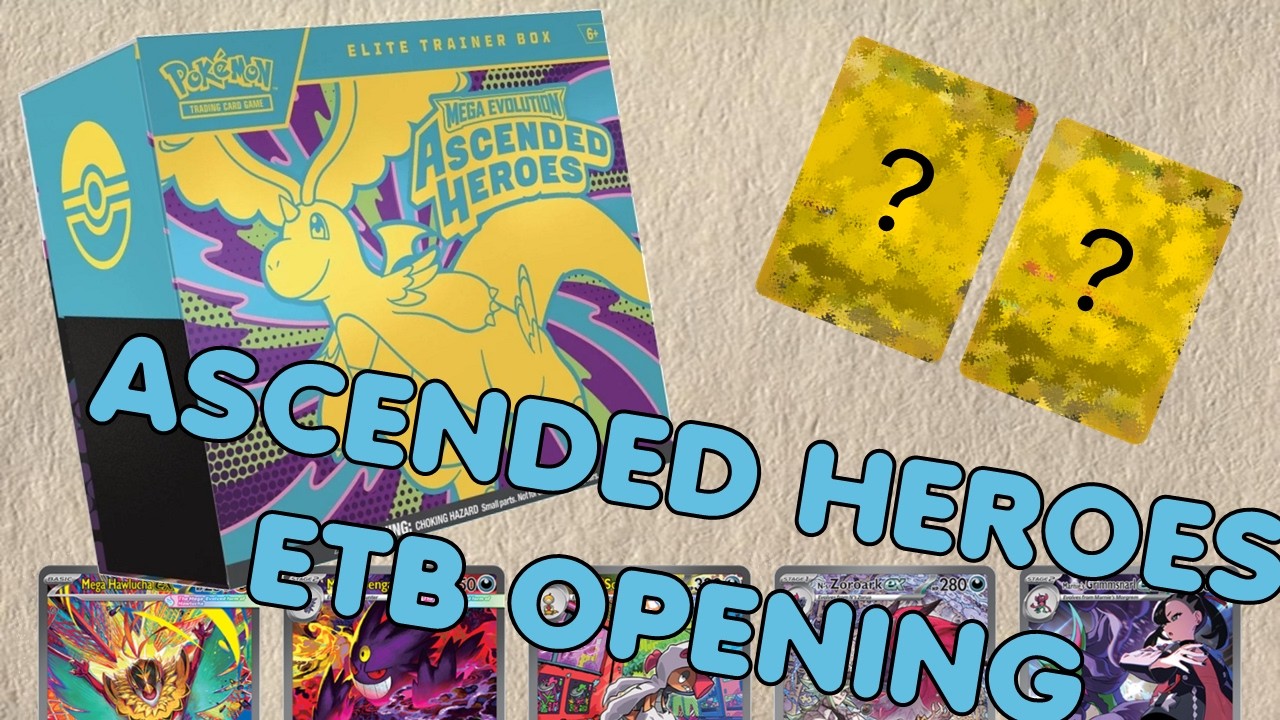 ASCENDED HEROS ETB OPENING - Pokémon Trading Card Game