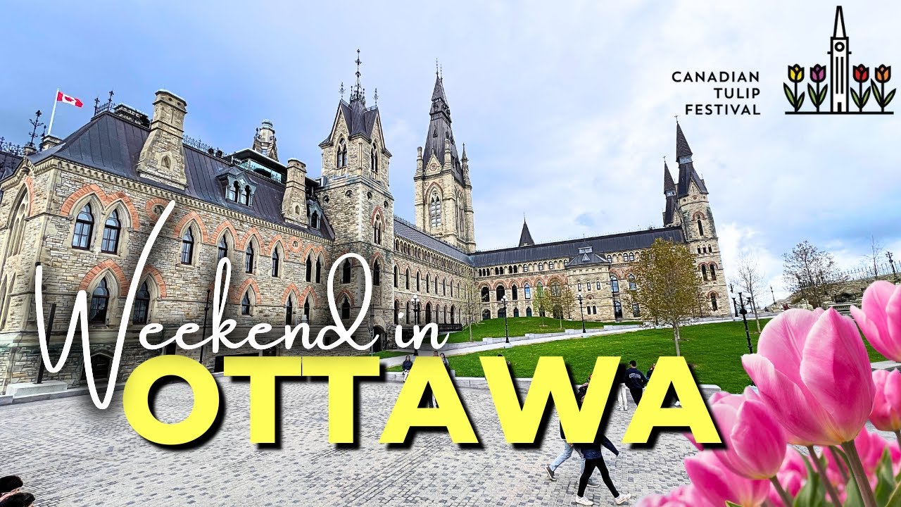 Exploring Ottawa: Politics & Tulip Festival Magic in 4K!