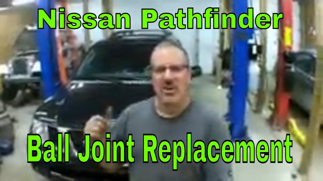 Замена нижнего шарового шарнира Nissan Pathfinder