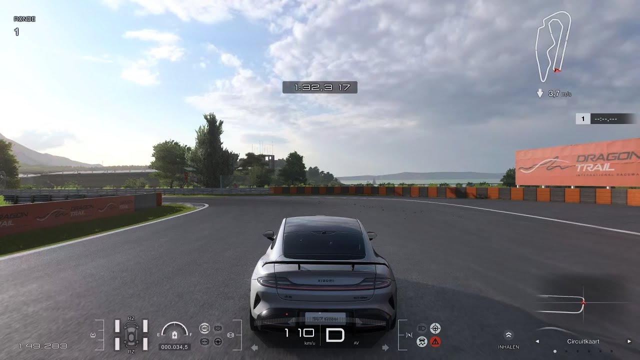 My first attempt with the Xiaomi SU7 Ultra on the Dragon Trail