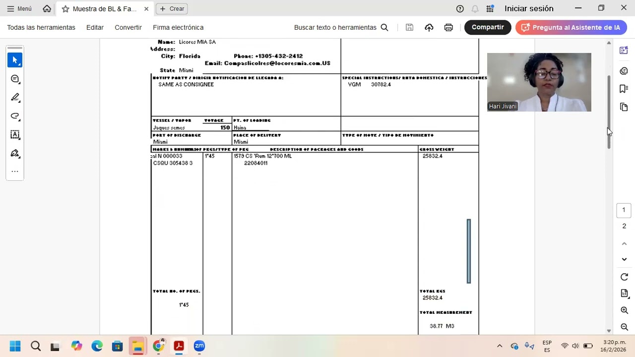 🌎🚢 ¿Cómo llenar un Bill of Lading (BL) correctamente?