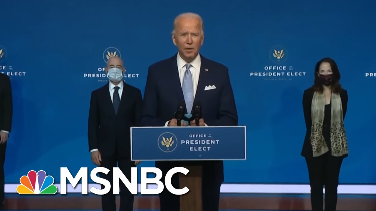Biden Transition Event Disorienting For Its Competence, Normalcy | Rachel Maddow | MSNBC