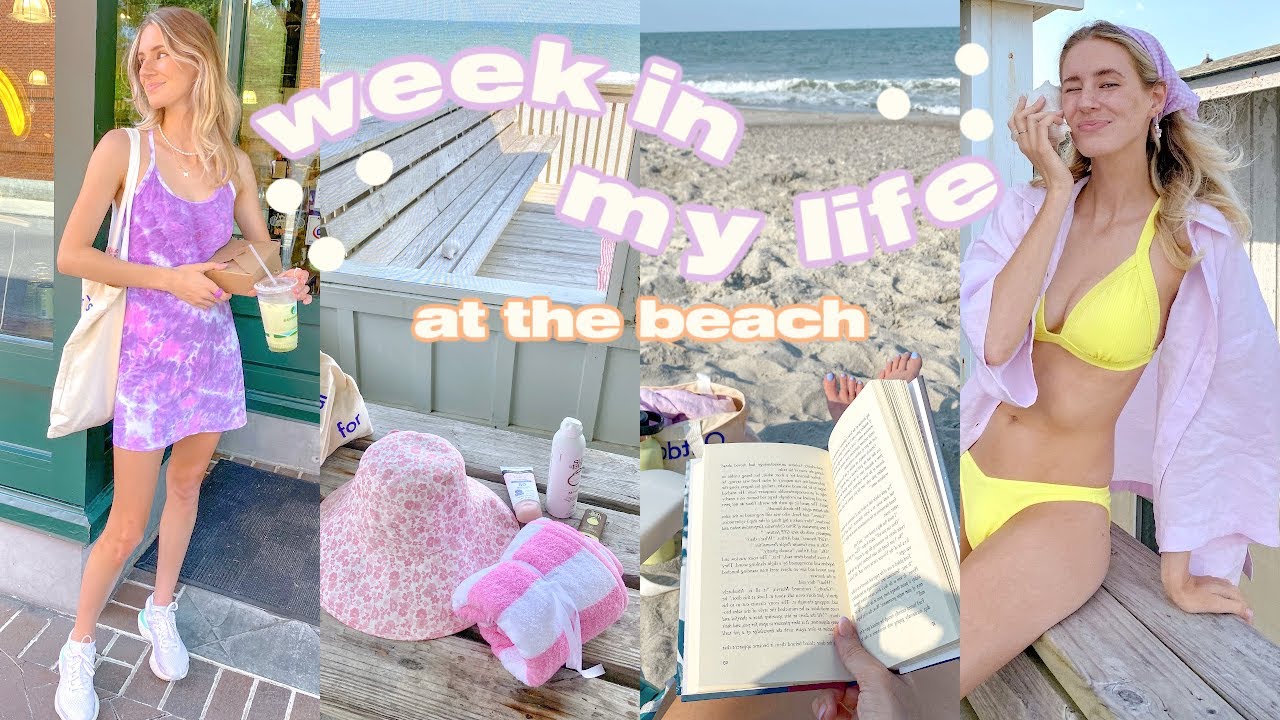 week in my life: beach edition | exploring w/ the fam, sunset boat rides, rainy beach morning (pt.1)