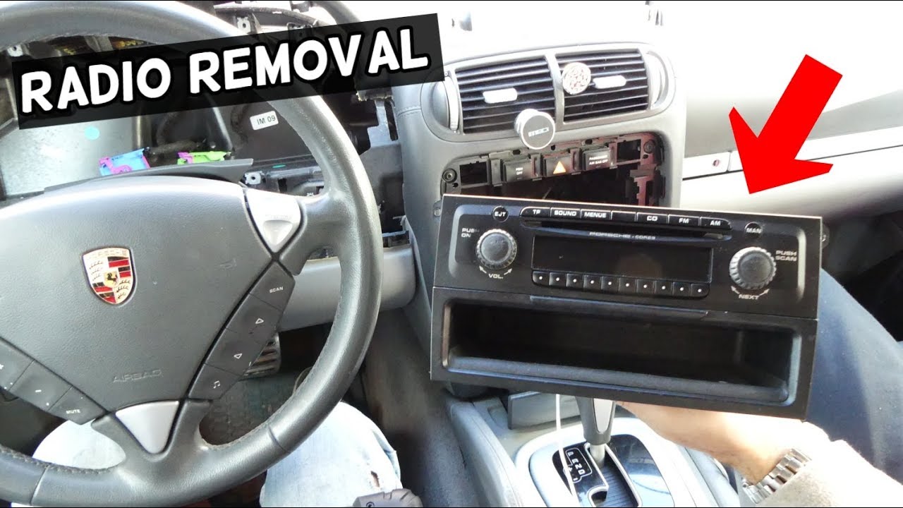 HOW TO REMOVE AND REPLACE RADIO ON PORSCHE CAYENNE S TURBO