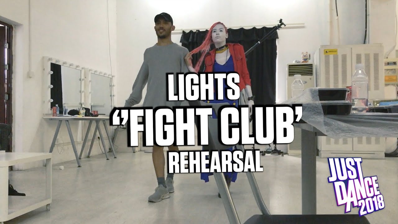 Just Dance 2018 Behind The Scene | Fight Club - Lights Rehearsal | Lalo Bauelos Choreography