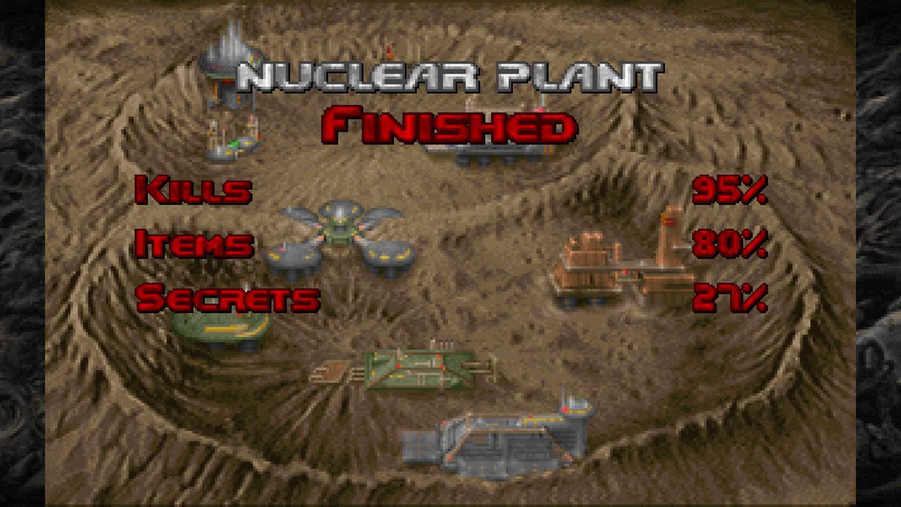 Doom 1993 Episode 1 Level 2 Nuclear Plant All Secrets Walkthrough