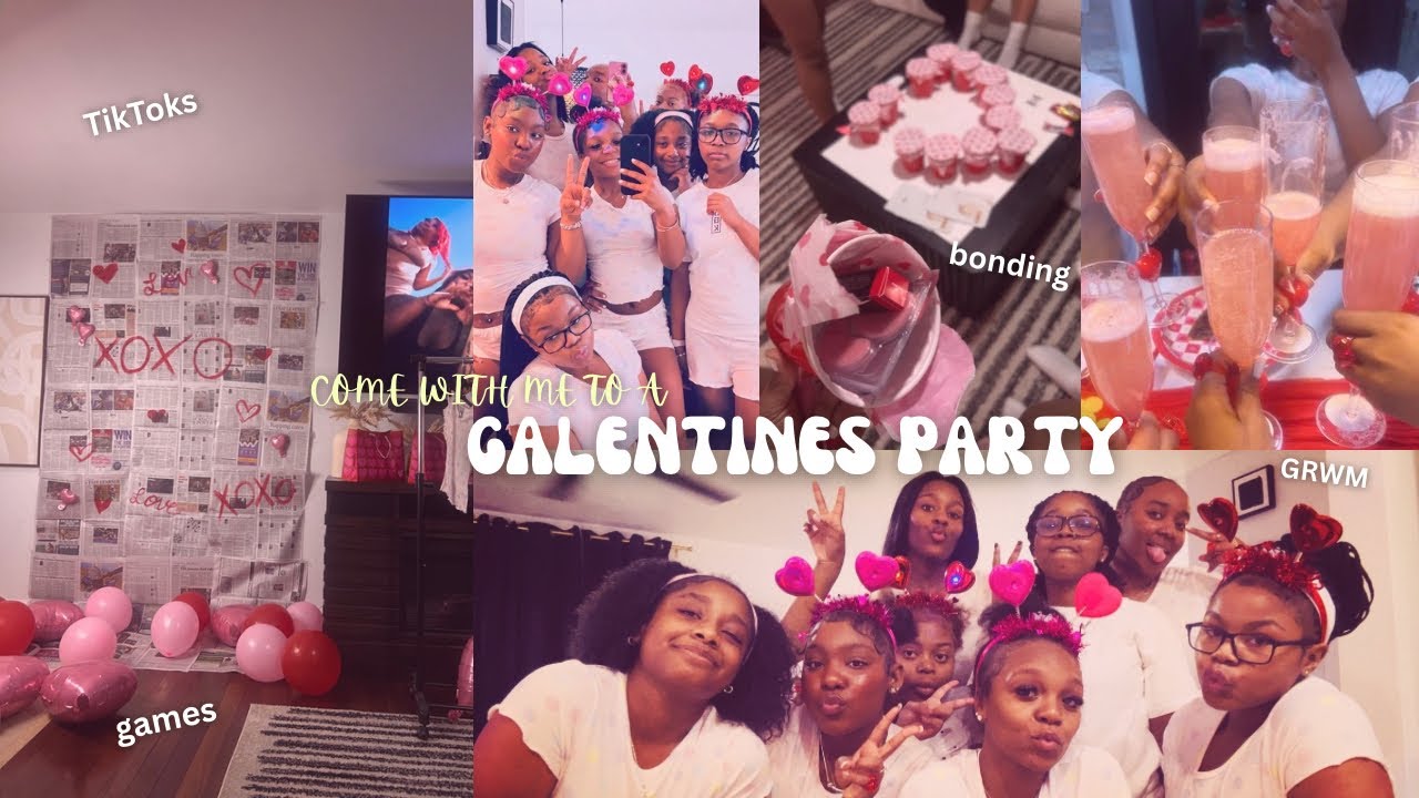 Galentines vlog ♡ | GRWM, work, games & bonding etc.