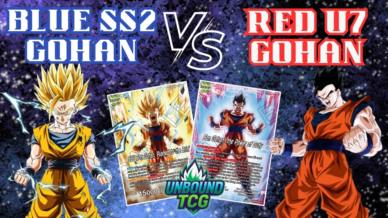 BLUE SS2 GOHAN vs. RED U7 GOHAN GAMEPLAY! | DBSCG Fearsome Rivals Meta