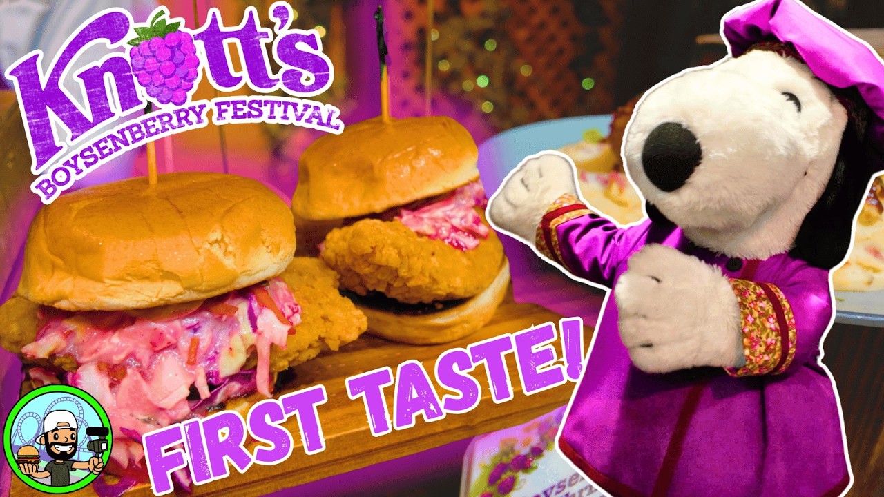 FIRST LOOK! Knott's Boysenberry Festival  2026 Tasting Preview 🍇 | Media Event at Knotts Berry Farm