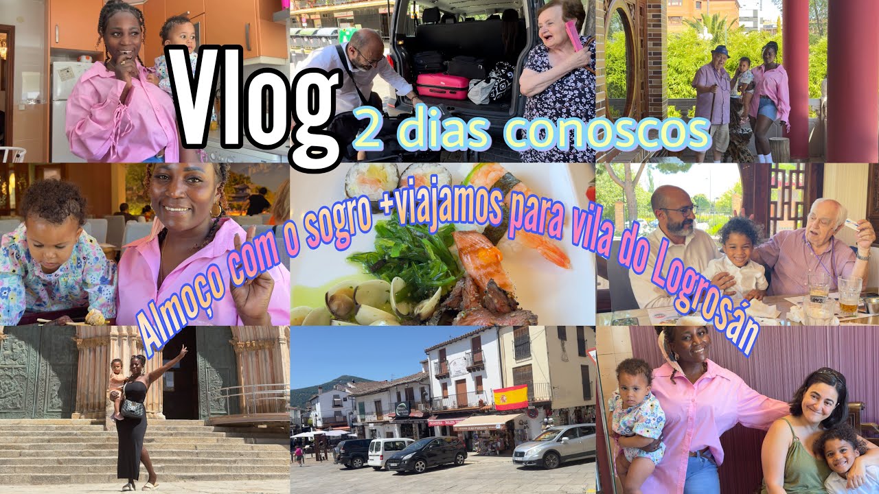 Vlog 2 dias conosco almoçamos com o meu sogro+viajamos para vila dê Logrosán+passeio em Guadalupe