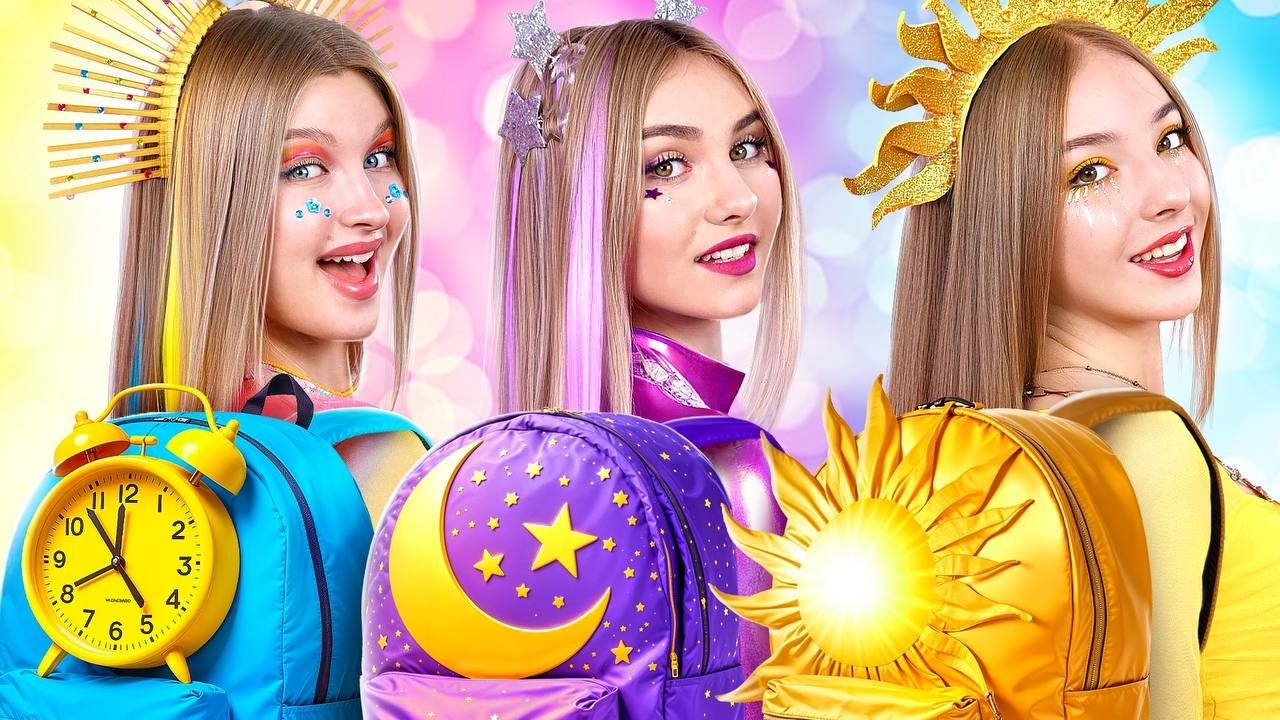Filles du Matin, Jour et Nuit! Nous avons adopté des filles magiques